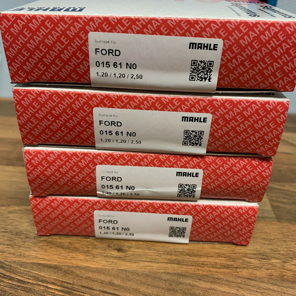 FORD Fiesta ST150 N4JB Mahle 87.5 bore STD Piston Ring Set - 4 Pistons