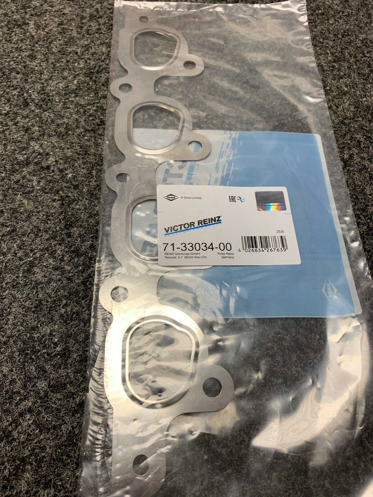 Ford Blacktop Silvertop Zetec Reinz 71-33034-00 Exhaust Manifold Gasket