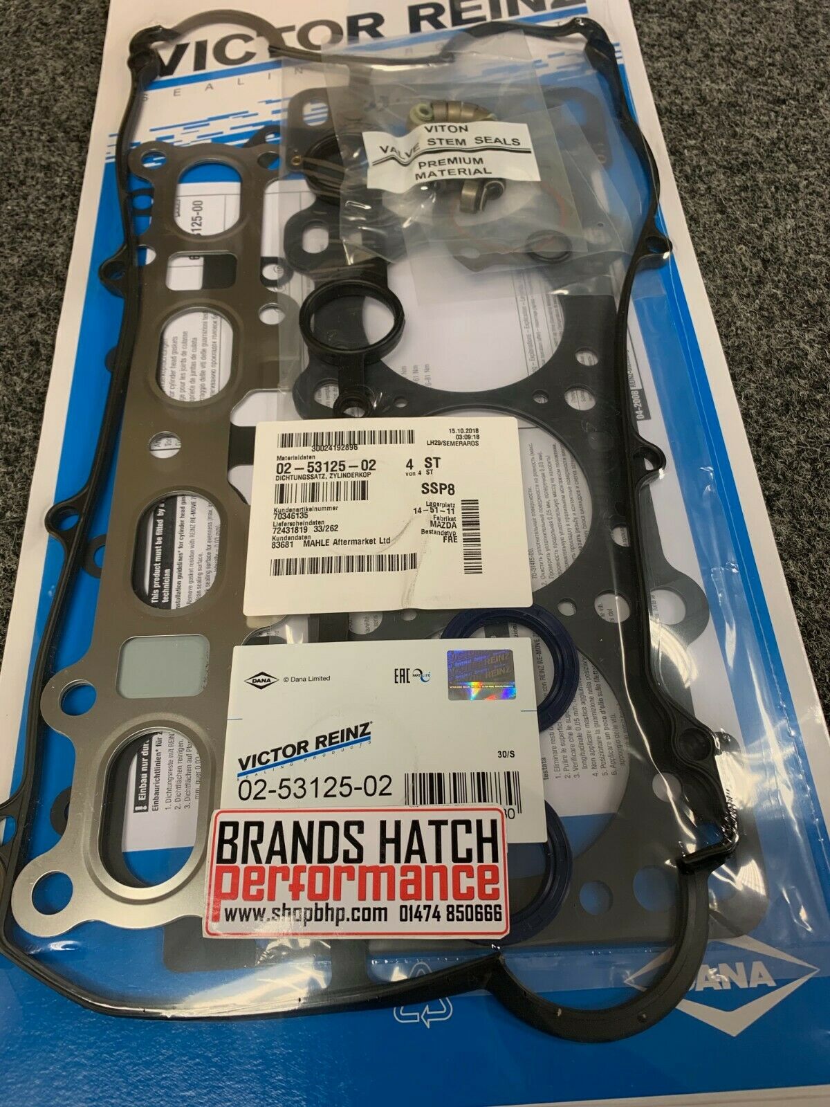 Mazda MX5 Mk1 1.8 1.8i & Eunos import Reinz Head Gasket Set - B6 Engine
