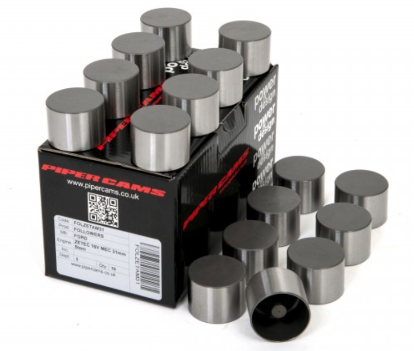 FORD 1.6 2.0 Zetec Piper Cams Mechanical 31mm oversize Cam Followers Tappets X16 FOLZETAM31