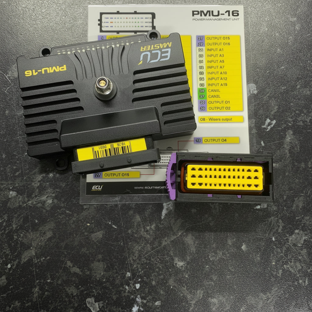 ECUmaster Control Race Package : Black ECU / ADU Dash 7" / PMU16 (PDU)
