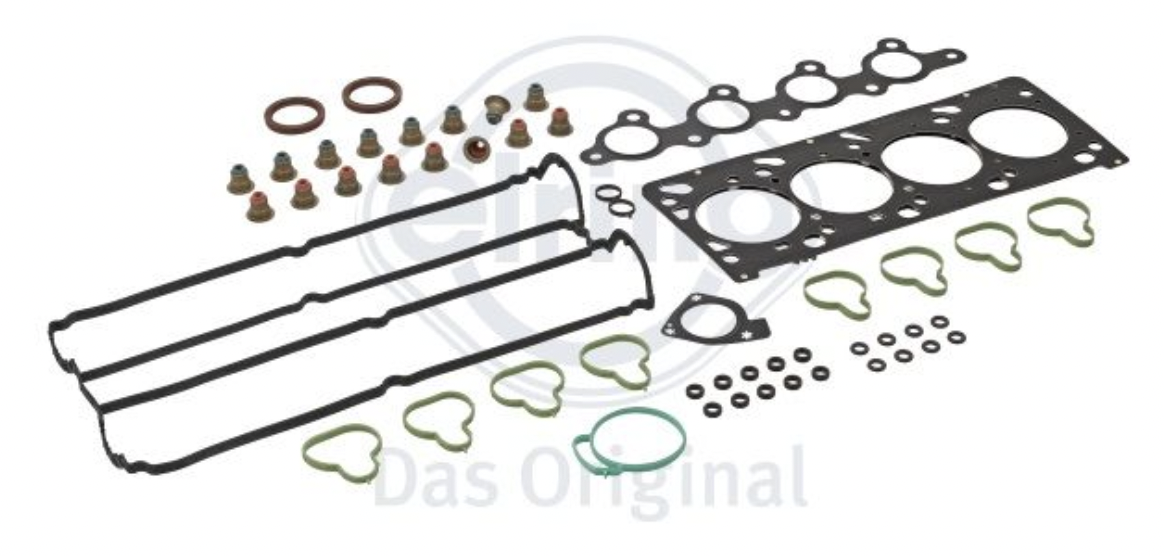 Ford 2.0 Focus Mondeo Zetec Blacktop ELRING Head Gasket Set With Head Bolts Post 05/1999 Plastic Rocker Cover