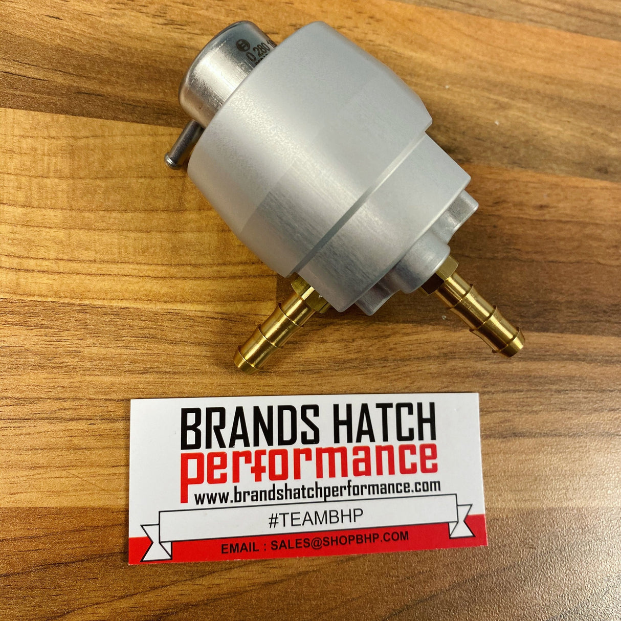 Maserati Biturbo 2.5 bar Fuel Pressure Regulator Silver - 3 Fittings included