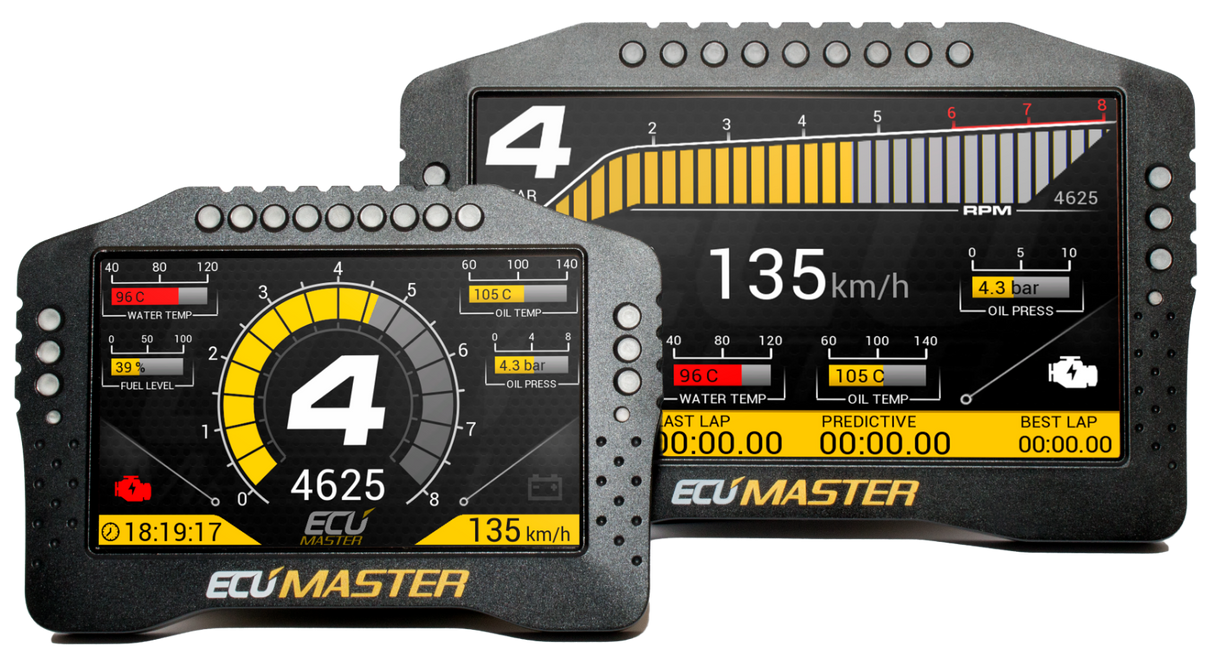 ECUMASTER 5" ADU ADU5 IP65 Digital Dash Display & Pre Made Loom & GPS & Can Kit