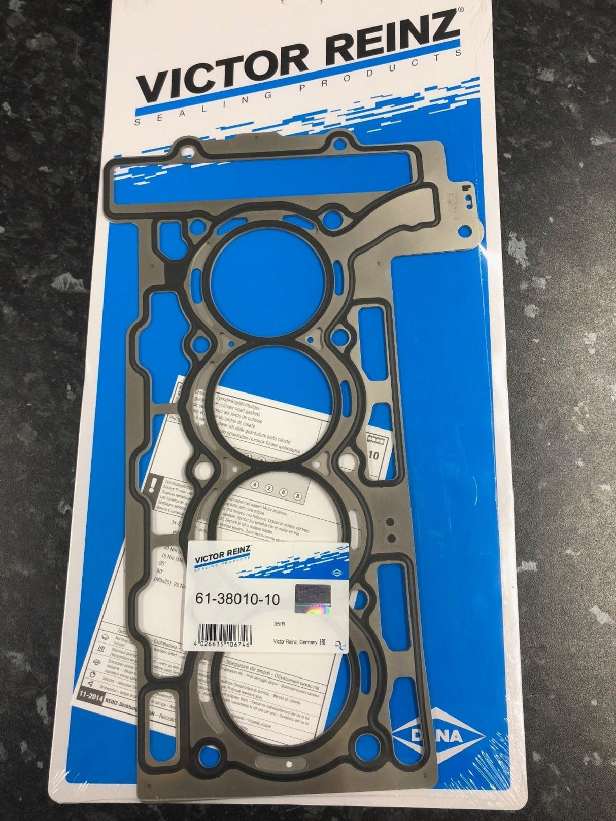Citroen 1.6 C4 C5 DS3 DS4 DS5 1.3mm MLS Reinz Head Gasket 61-38010-10