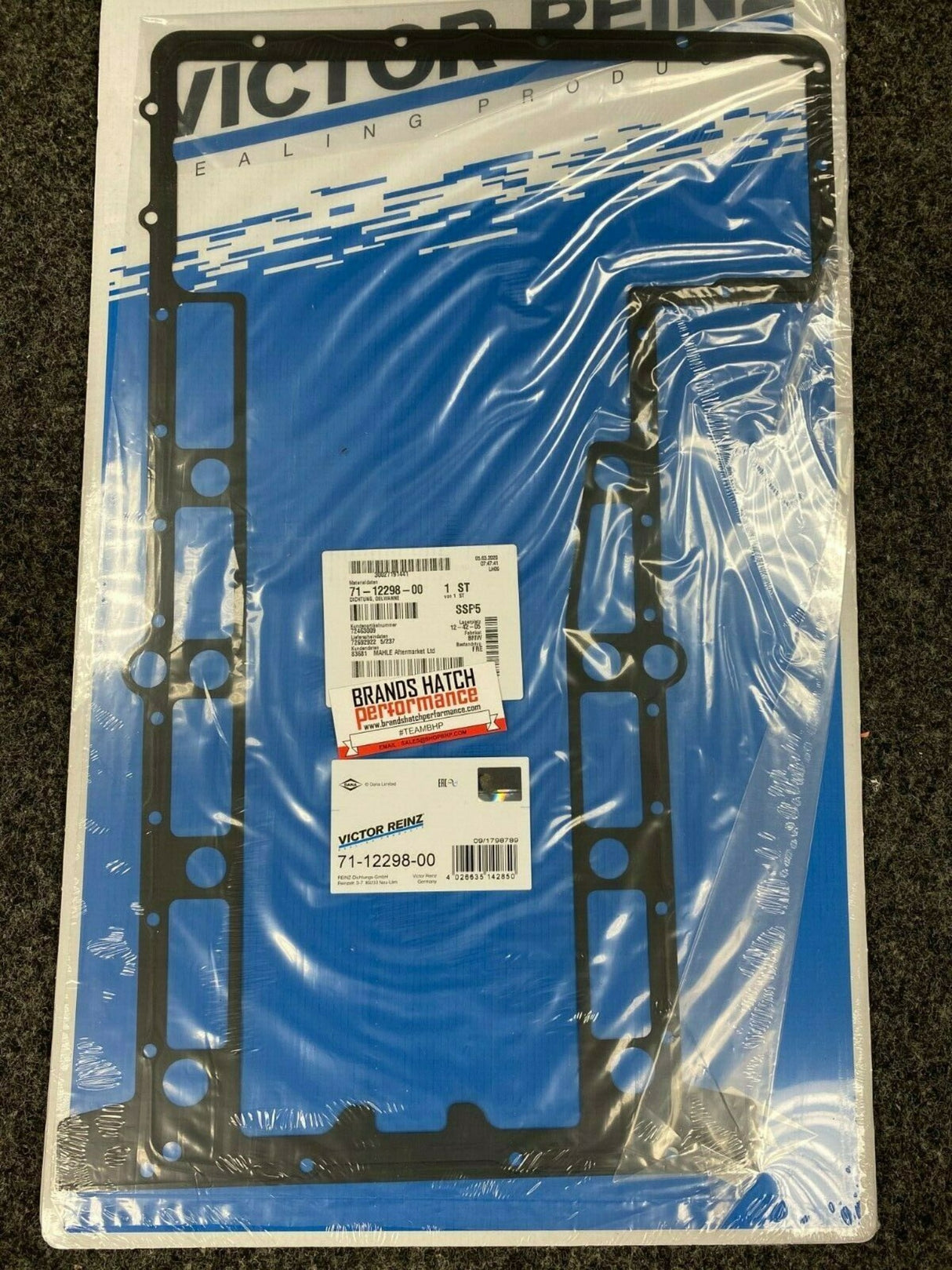 BMW V8 4.0 4.4 M3 E90 S65B40 S65B44 Reinz 71-12298-00 Steel Sump Gasket