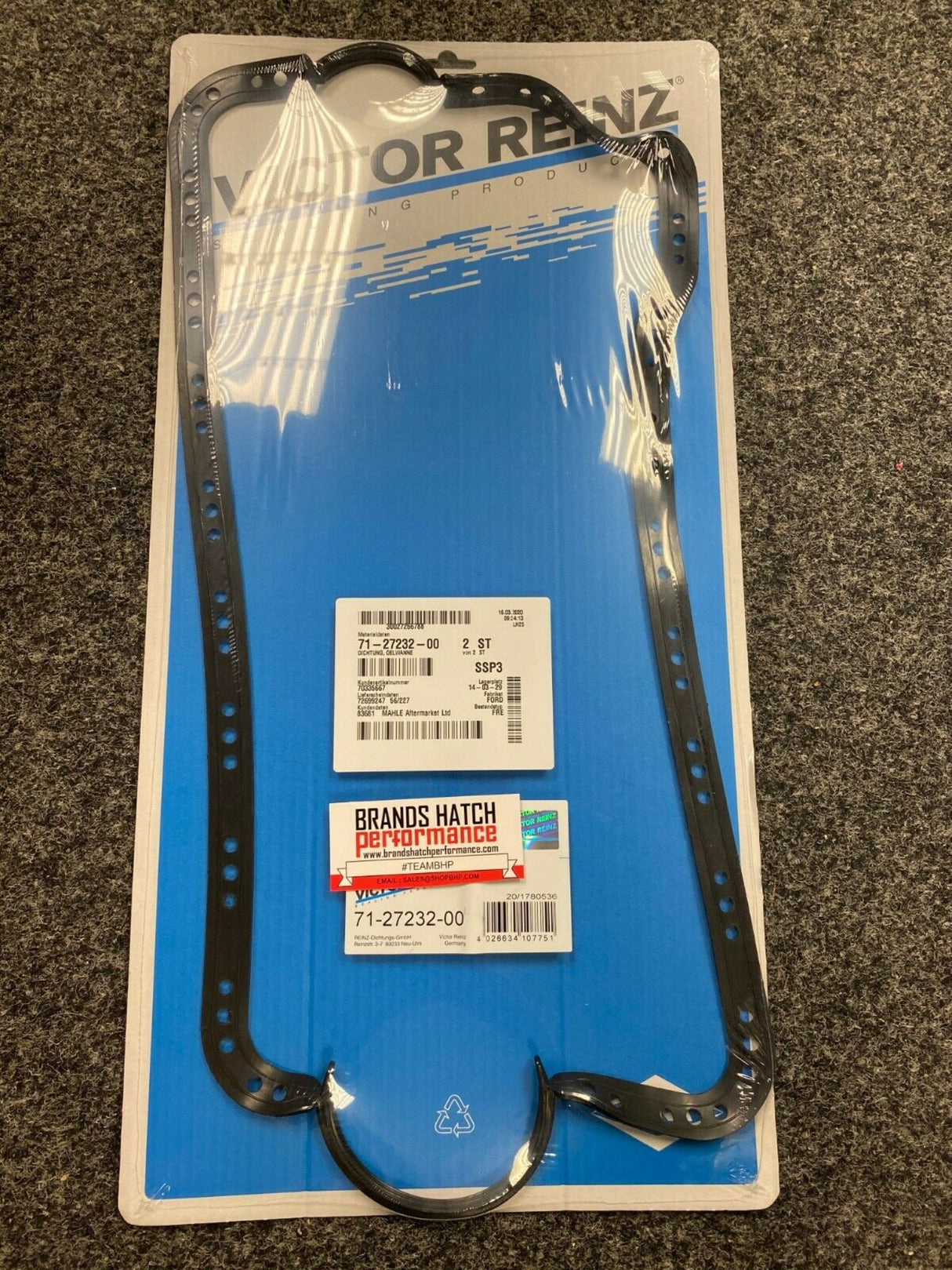 Ford 2.9 Cologne Scorpio Sierra Transit Victor Reinz 71-27232-00 Sump Gasket