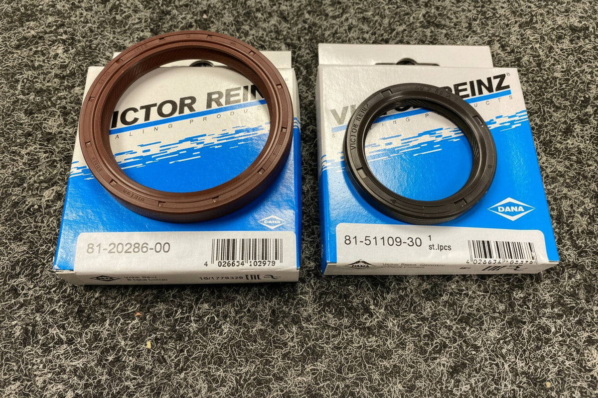 Ford 2.9 Cologne Scorpio Sierra Transit Reinz Rear & Front Crankshaft Seal Set