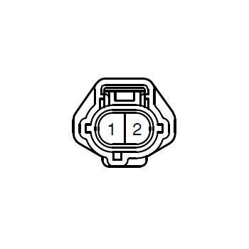 Toyota Subaru 2 way solenoid horn fan connector - 90980-11235 - LX24