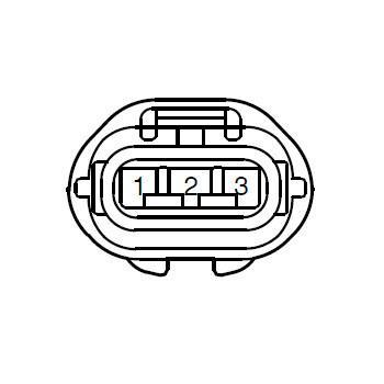 Toyota 90980-11349 Oval Alternator Plug Connector 3 Way - LX18