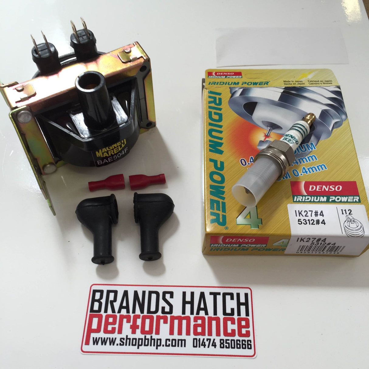 Ford Sierra Escort Fiesta RS Cosworth Turbo- 40k volt Coil + Denso IK27 plug Kit