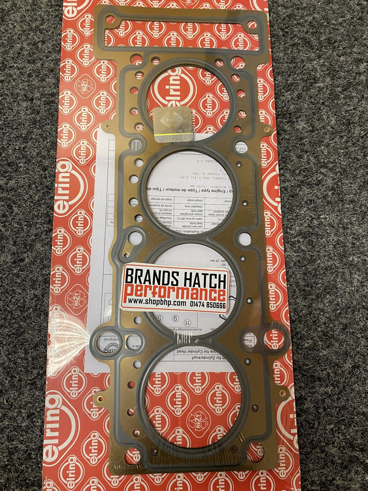 Mini Cooper One R50 W10B16A MLS 0.65mm Elring Head Gasket
