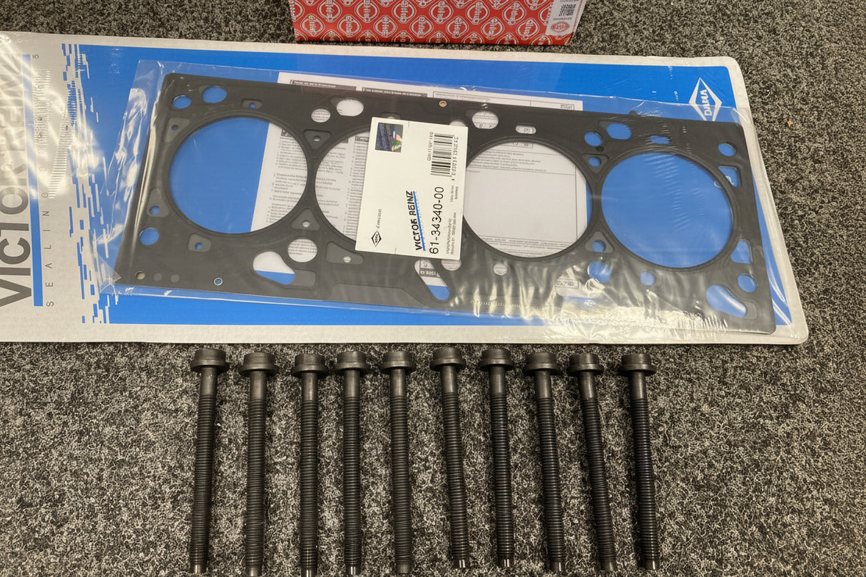 Ford Cougar Mondeo Focus 2.0 Multilayer MLS 1.3mm Reinz Head Gasket & Elring Headbolts