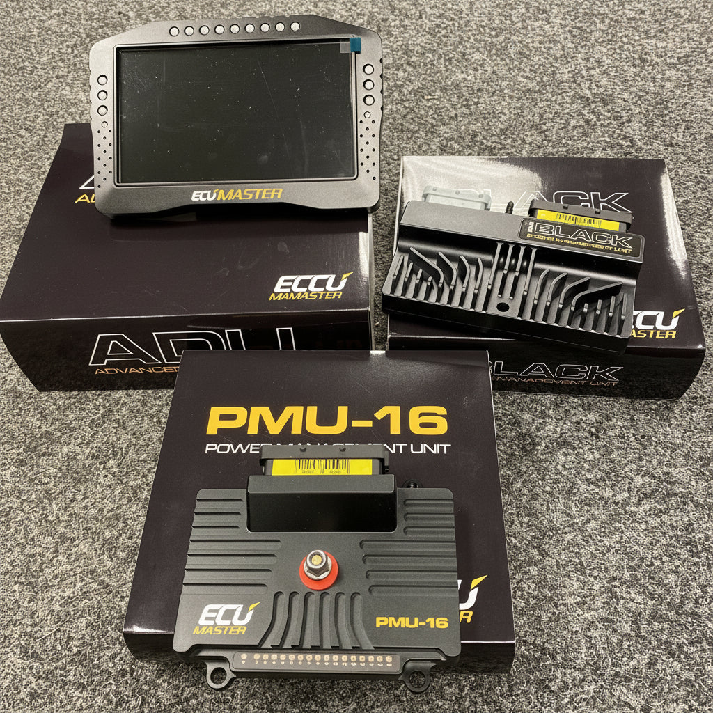 ECUmaster Control Race Package : Black ECU / ADU Dash 7" / PMU16 (PDU)