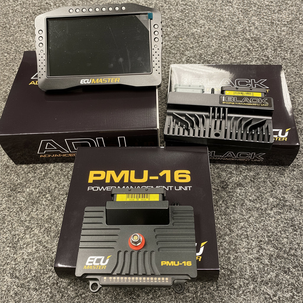 ECUmaster Control Race Package : Black ECU / ADU Dash 5" / PMU16 (PDU)