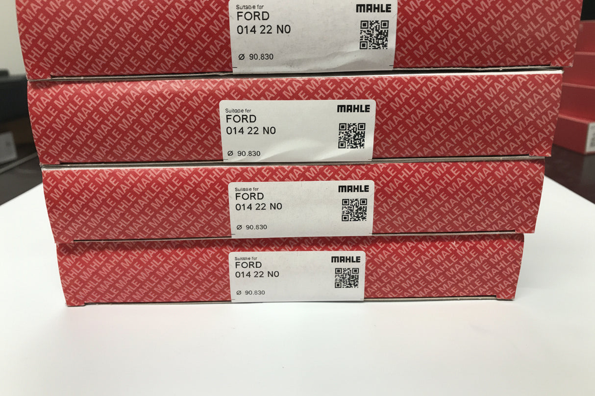 4 X PINTO 2.0 OHC MAHLE STD PISTON RINGS - COMPLETE SET 90.83 bore - 014 22 N0