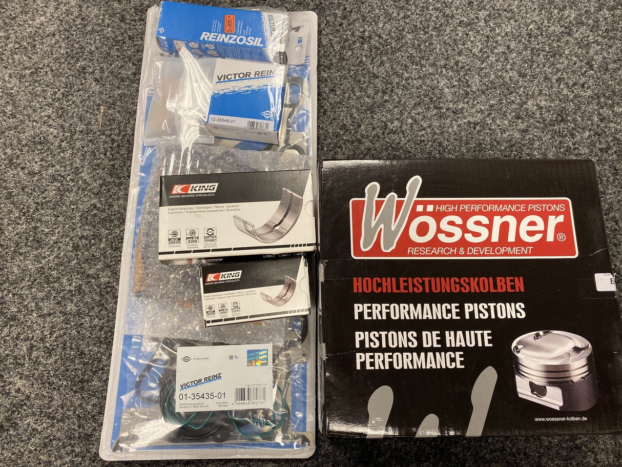 Ford Fiesta VI Mk6 ST150 Duratec MLS Gasket Bearing MAHLE WOSSNER forged Piston Rebuild Kit