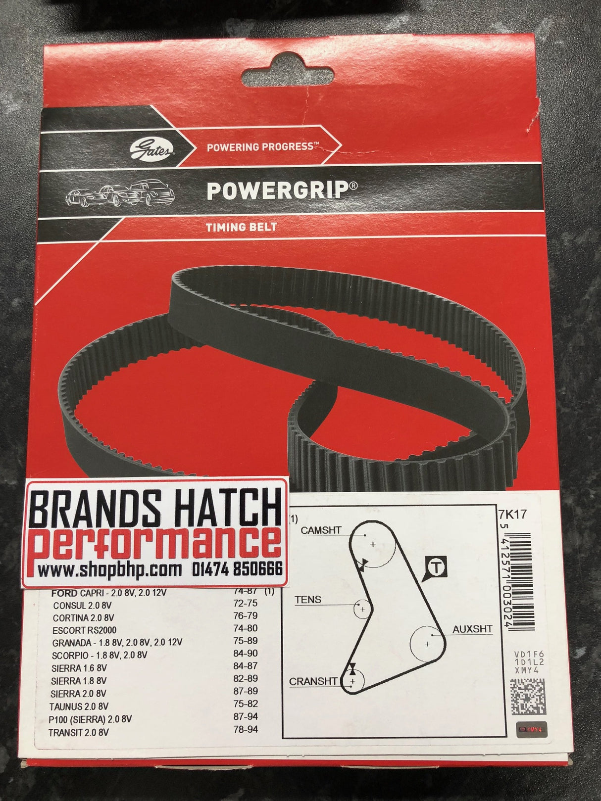 Ford Escort RS2000 Sierra Cortina Capri Pinto 1.8 2.0 Gates Cam Timing Belt Cambelt