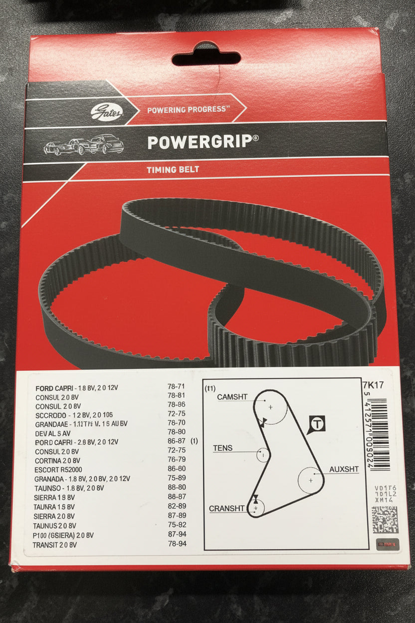 Ford Escort RS2000 Sierra Cortina Capri Pinto 1.8 2.0 Gates Cam Timing Belt Cambelt