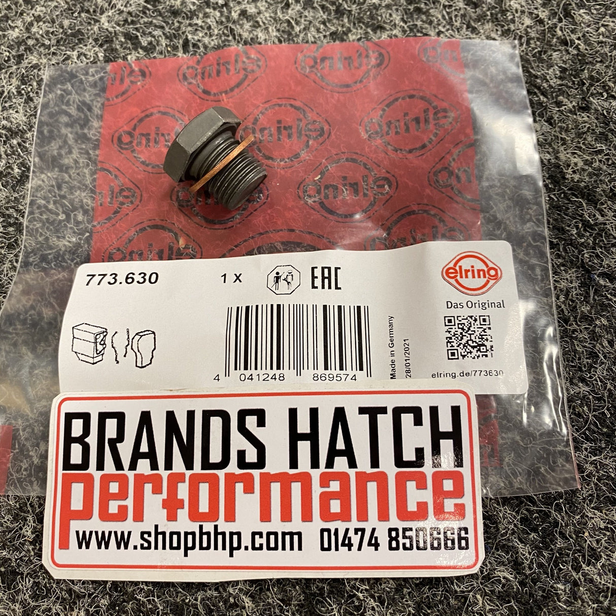 Vauxhall 20NE 20XE C20LET C16XE C20XE Elring Sump Plug & Washer