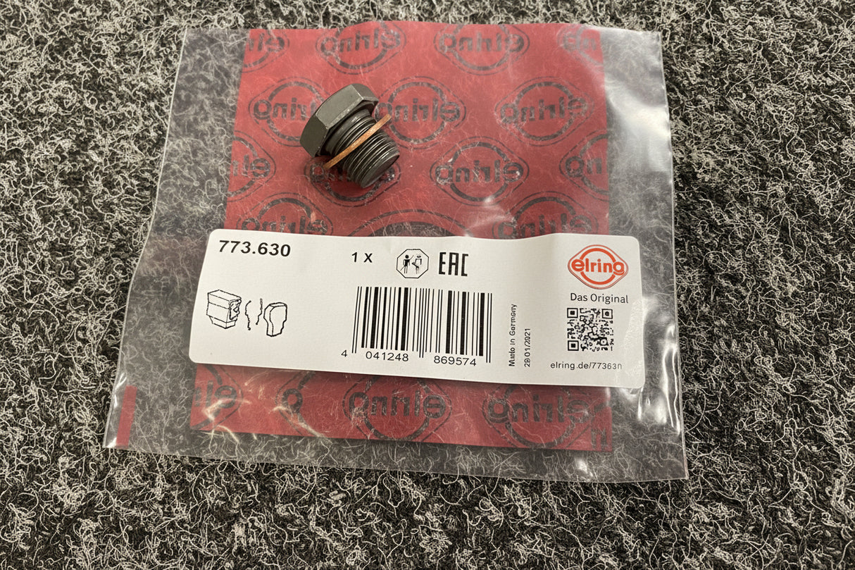 Vauxhall 20NE 20XE C20LET C16XE C20XE Elring Sump Plug & Washer