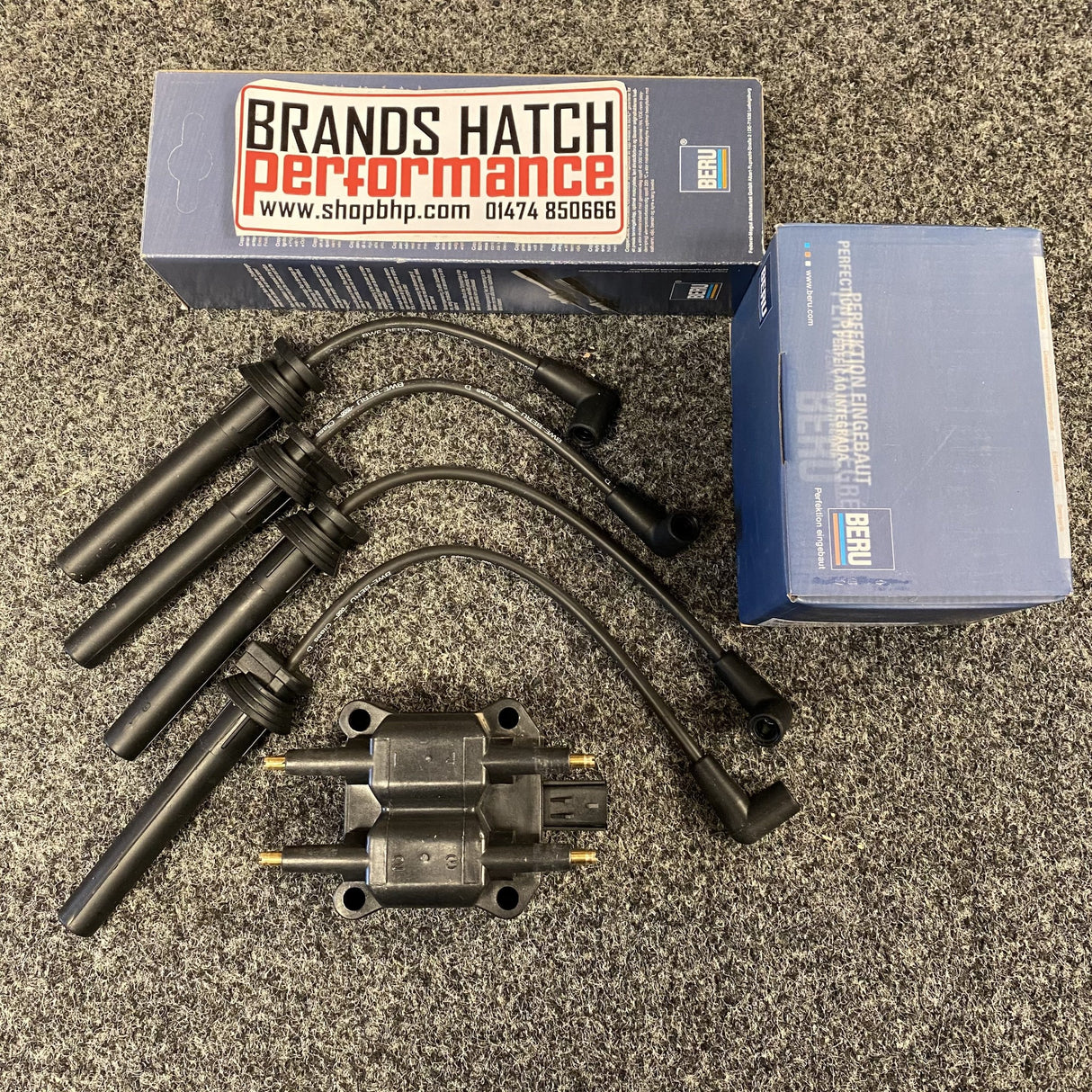 Mini ONE Cooper S JCW R50 R52 R53 W10 W11 Genuine BERU Ignition Coil & IGN Leads