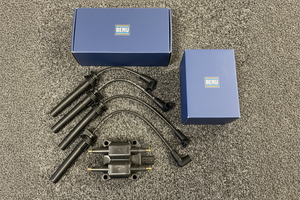 Mini ONE Cooper S JCW R50 R52 R53 W10 W11 Genuine BERU Ignition Coil & IGN Leads