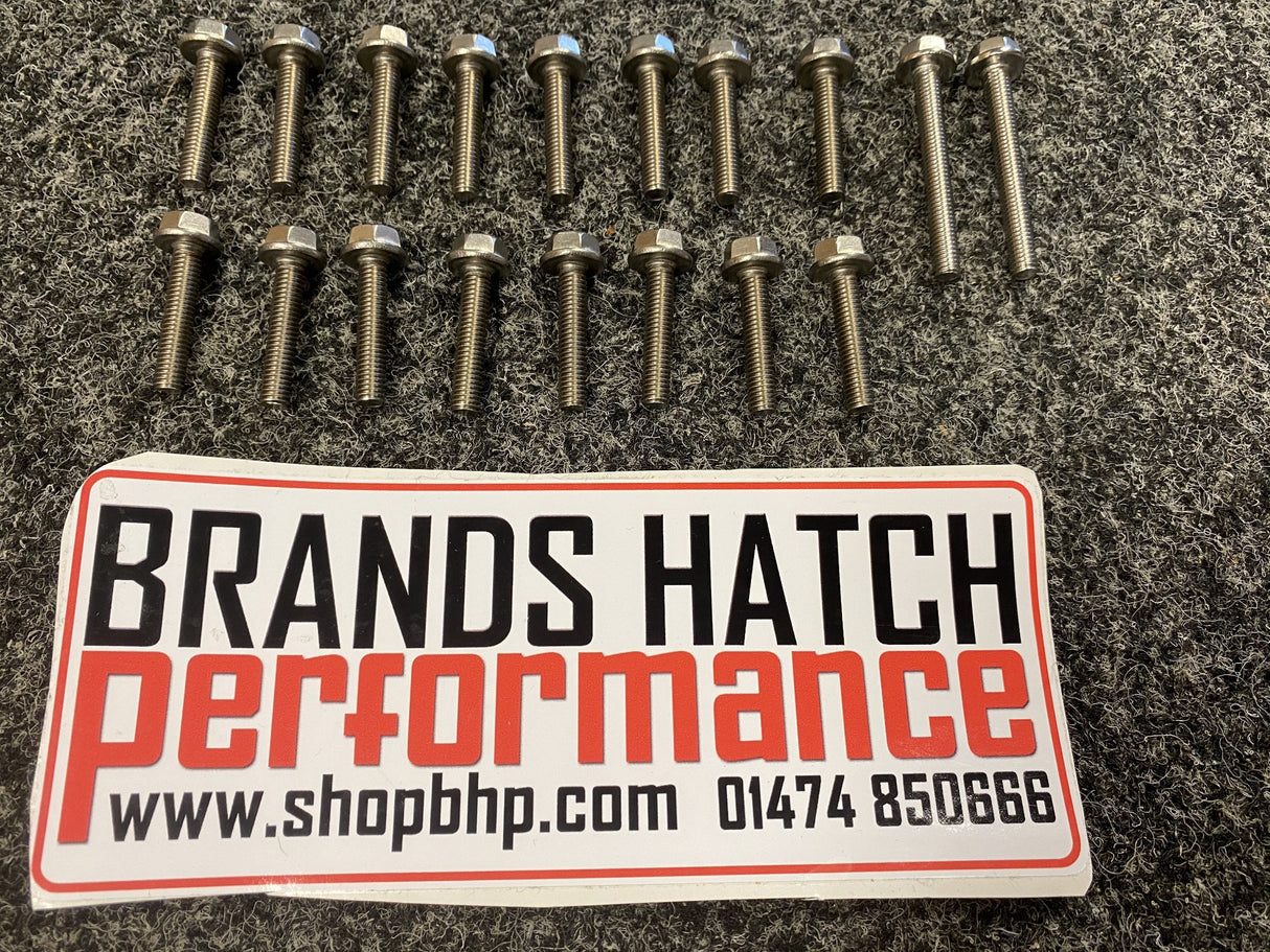 Mini One Cooper S JCW R56 N14 Main Cap Housing to Block Stainless Bolts