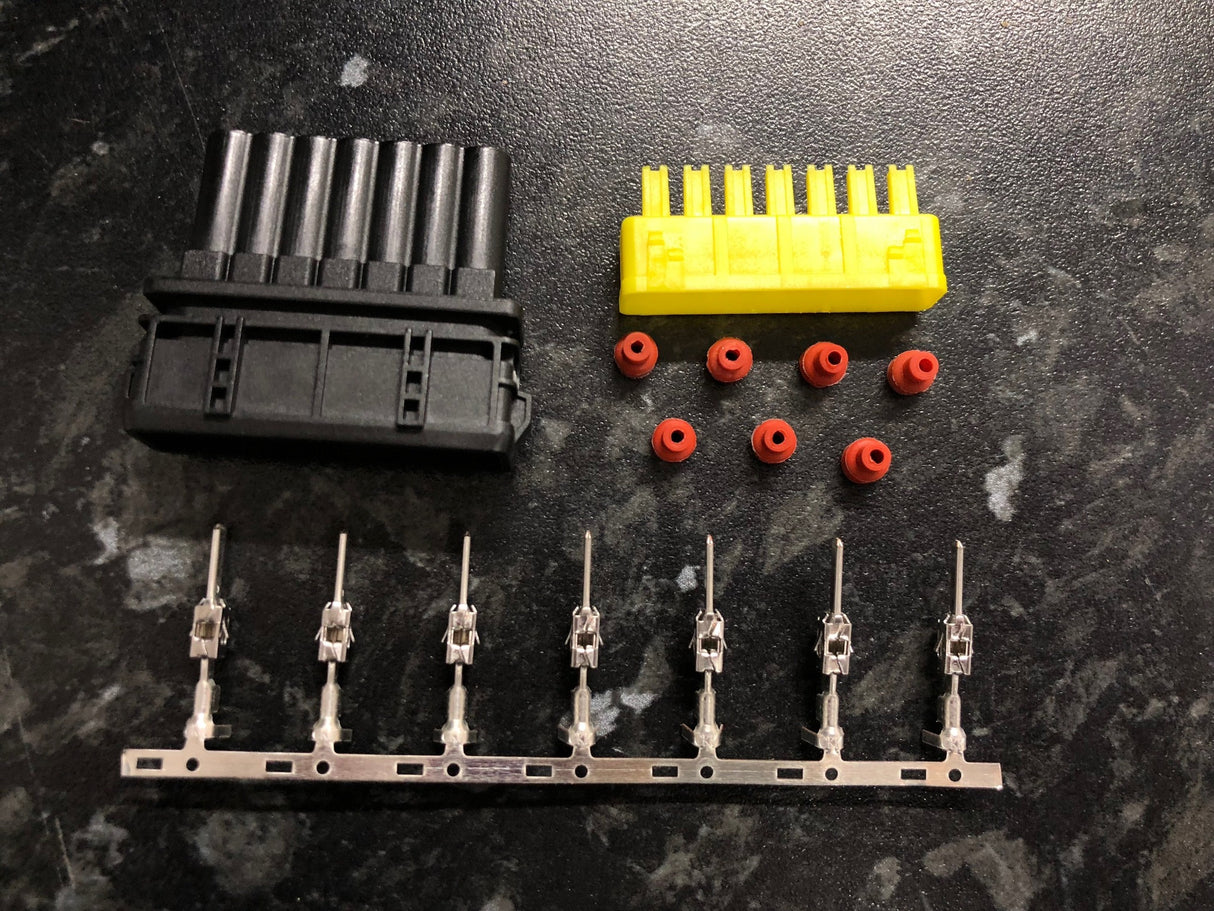 7 Pin Male Ignition Amplifier Connector Bosch Amp Ford Cosworth Tyco Timer