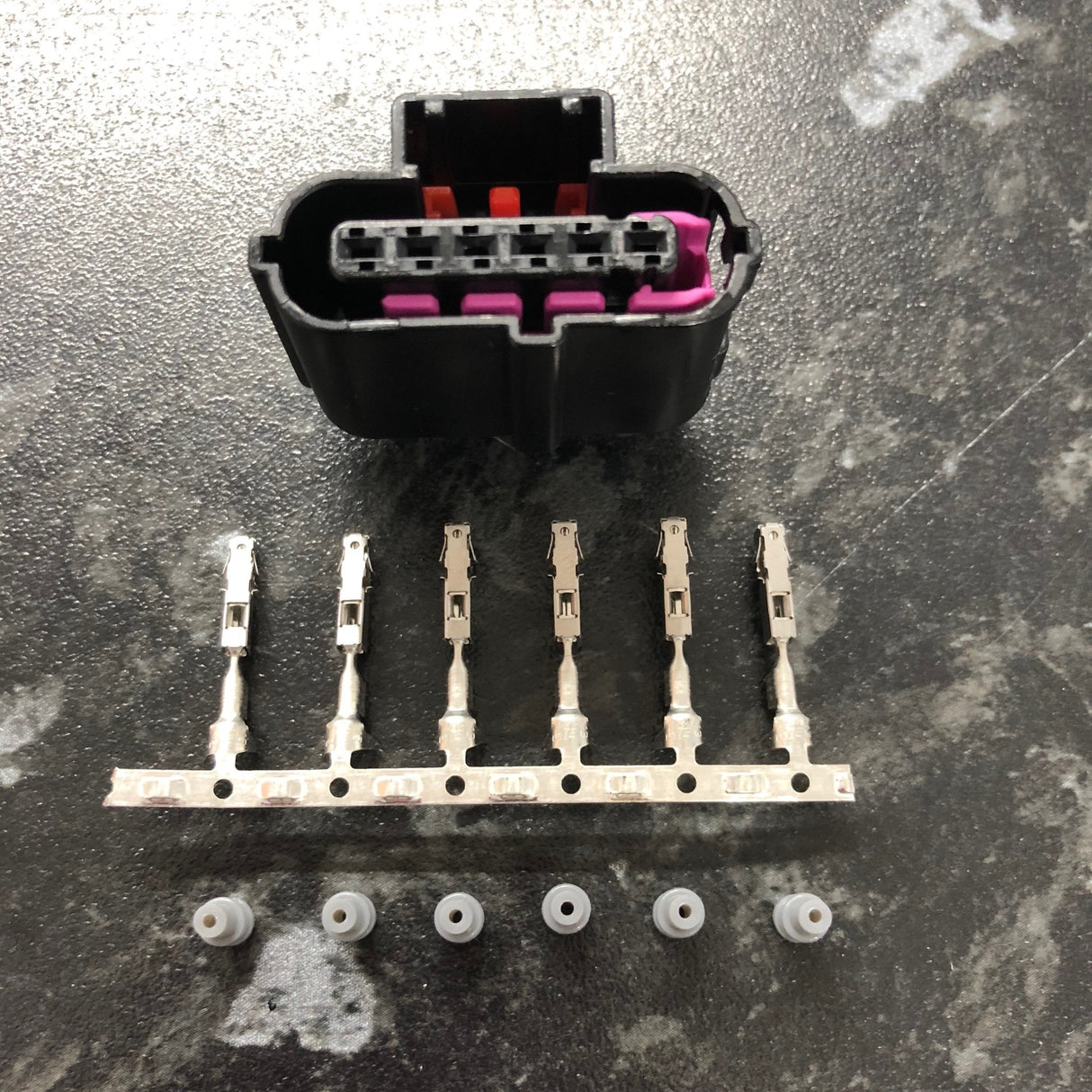 VW AUDI SKODA SEAT VOLVO 6 Way Pin Throttle Position Sensor Plug Connector LX70