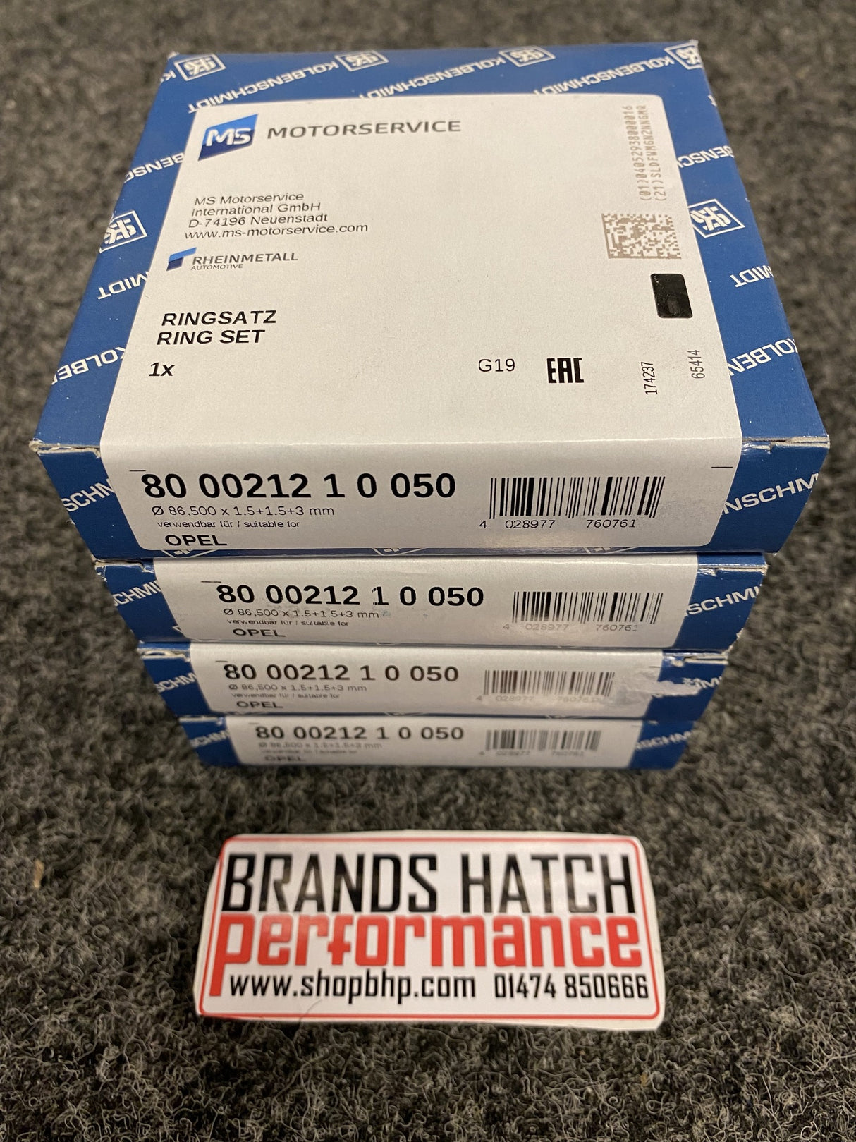 4 X Vauxhall Opel C20XE C20LET +0.5mm Bore 86.5mm Kolbenschmidt KS Pistons Rings