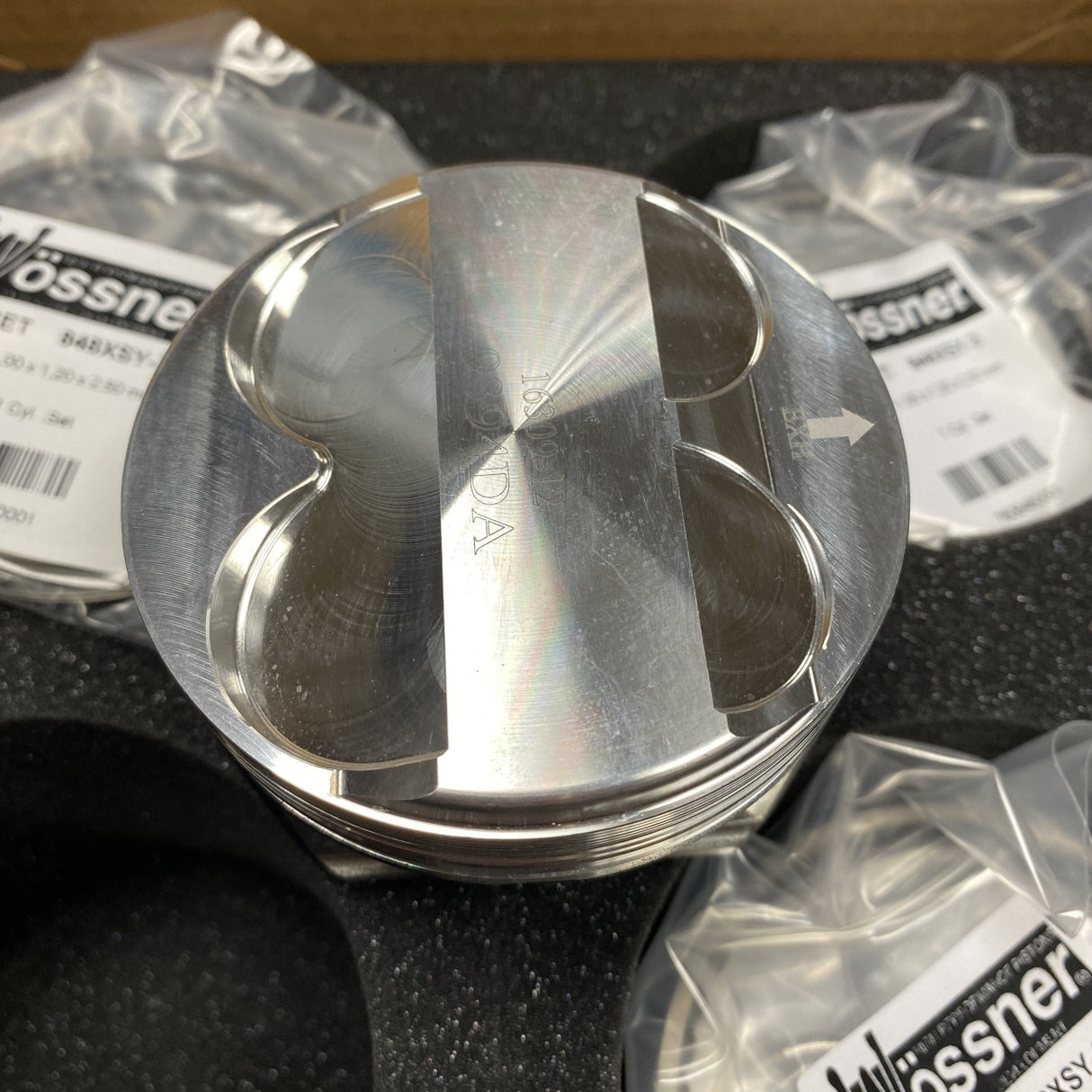 Wossner FORD 2.0 Blacktop Zetec High Comp Forged Pistons Set