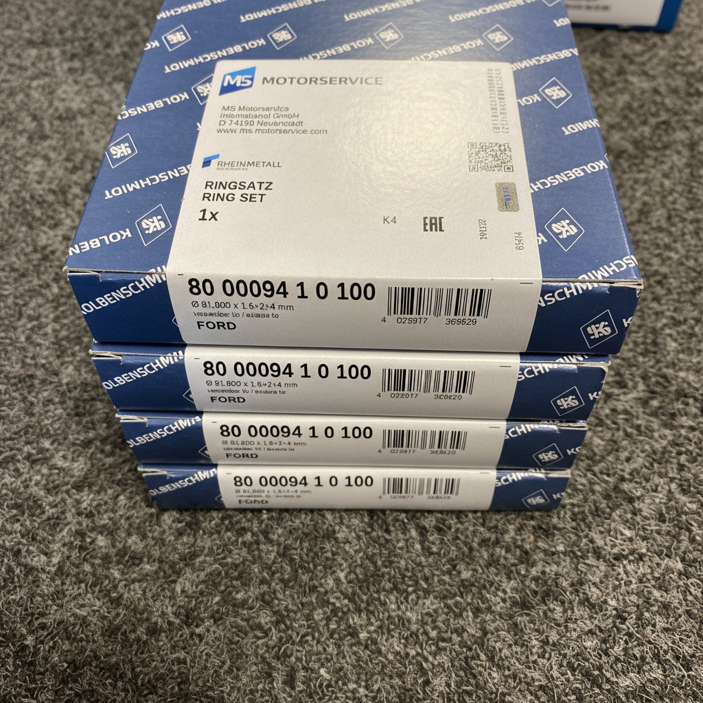 4 X PINTO 2.0 OHC KS Kolbenschmidt +1mm 91.83 Complete Piston Ring Set