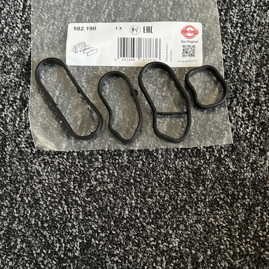 Mini One Cooper S F54 F55 F56 F57 F60 B38 B48 Elring Oil Cooler Gasket Set