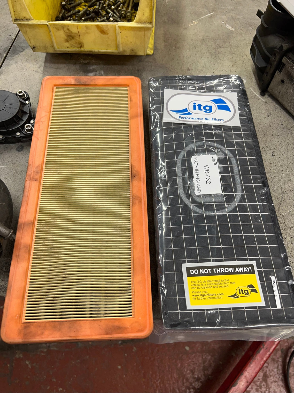 Mini Cooper S JCW N14 N18 R55 R56 R57 R58 R59 R60 R61 ITG Pro Filter Air Filter Wb-432