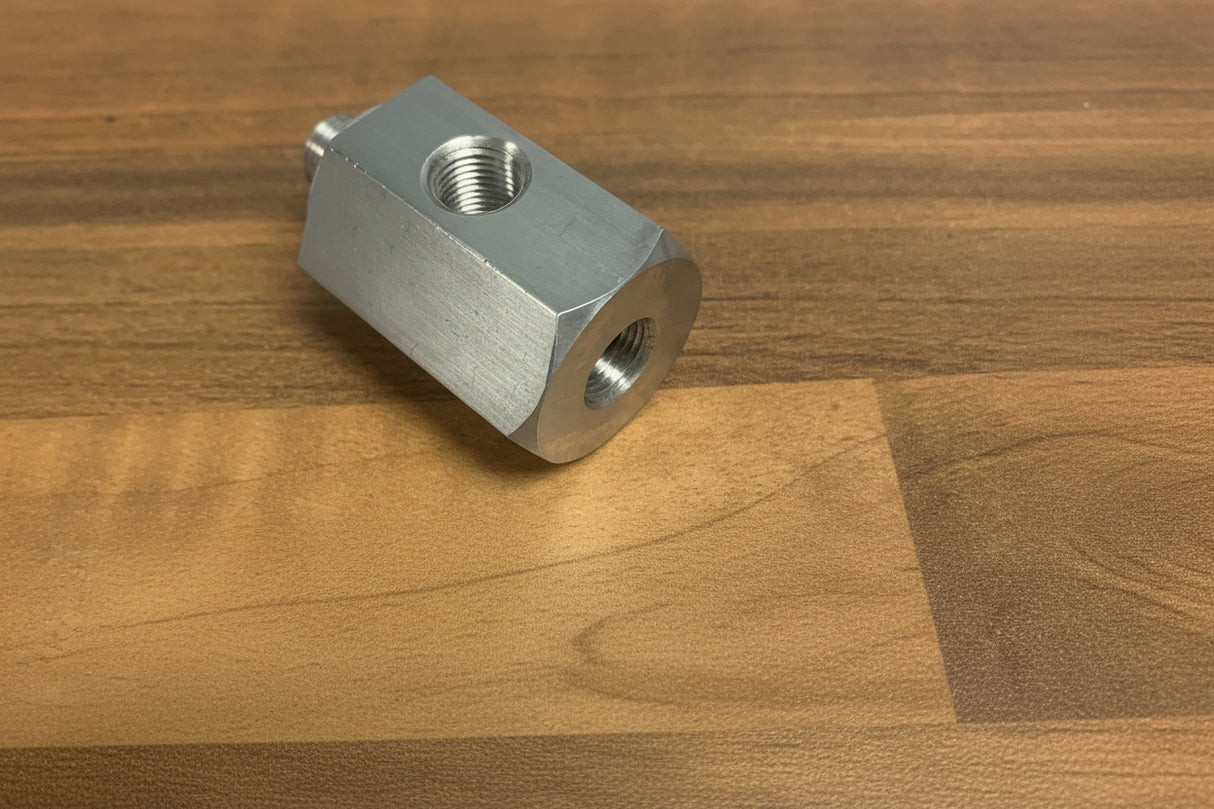 Oil pressure sensor / turbo oil feed adaptor for 4AGE and other Japanese engines
