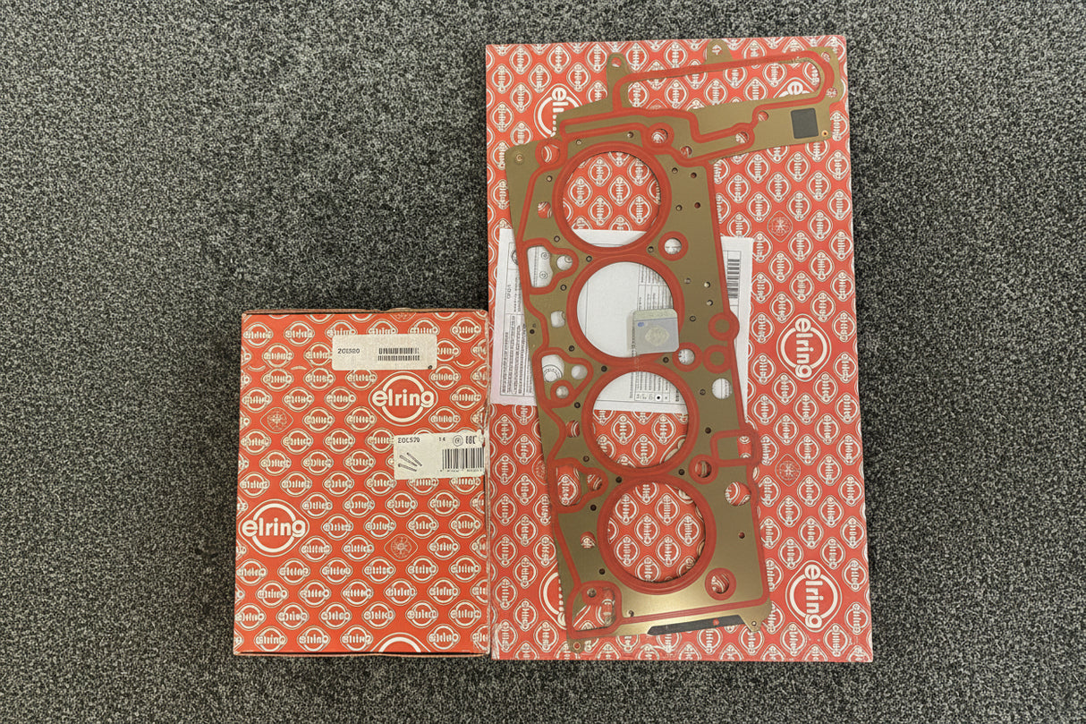 Mini Cooper One D R55 R56 R57 R60 R61 N47C16 0.95mm MLS Elring Head Gasket 138.111 & Head Bolts 233.370