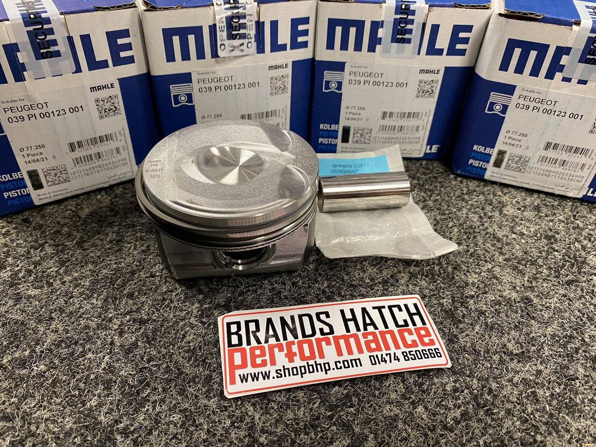 Mini 1.6 Cooper S JCW R56 N14 / EP6DT 77.25mm +0.25mm Mahle Pistons, Rings & Pins X4