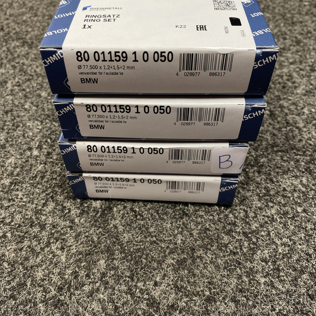 Mini Cooper S JCW R55 R56 R57 N12 N16 N18 EP6 77.50mm Kolbenschmidt Piston Rings