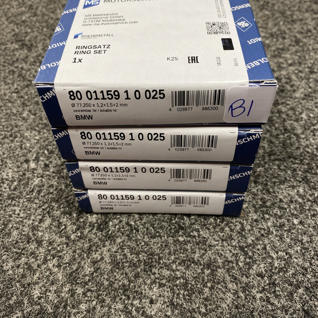 Mini Cooper S JCW R55 R56 R57 N12 N16 N18 EP6 +0.25mm 77.25mm Kolbenschmidt Piston Rings