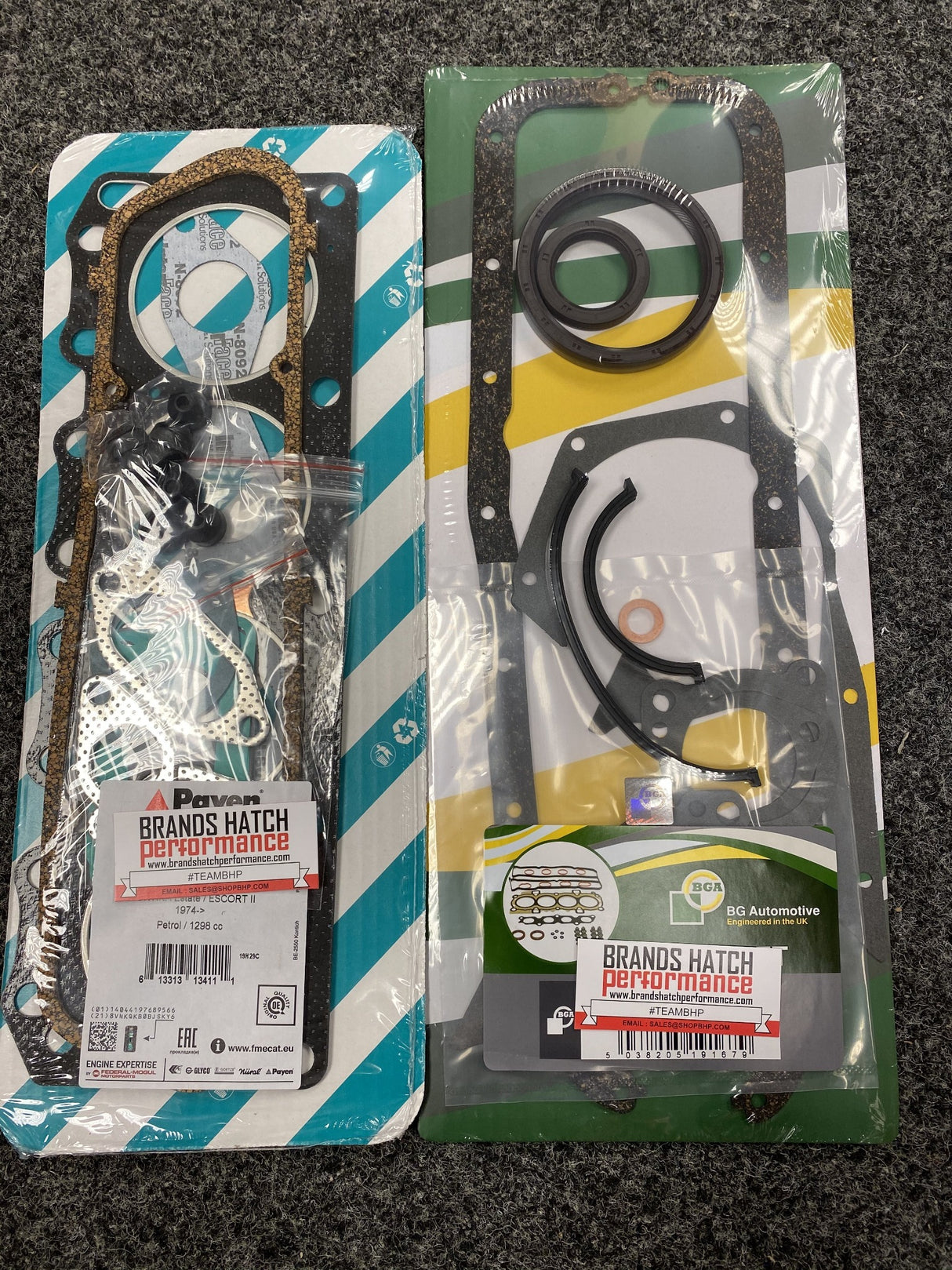 Ford 1.3 1.6 XFlow Full Engine gasket set - Head gasket Set & bottom end Set