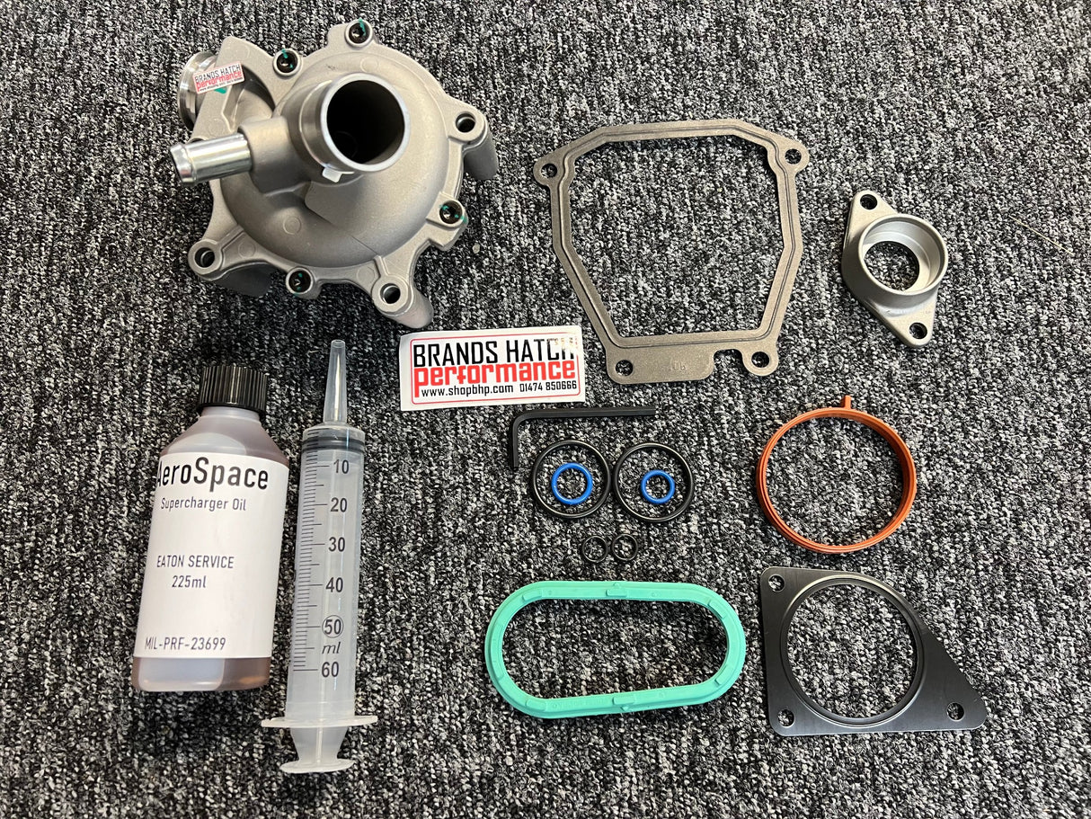 Mini Cooper S JCW R53 W11 EATON Supercharger Oil Service Kit - Water Pump & Flange