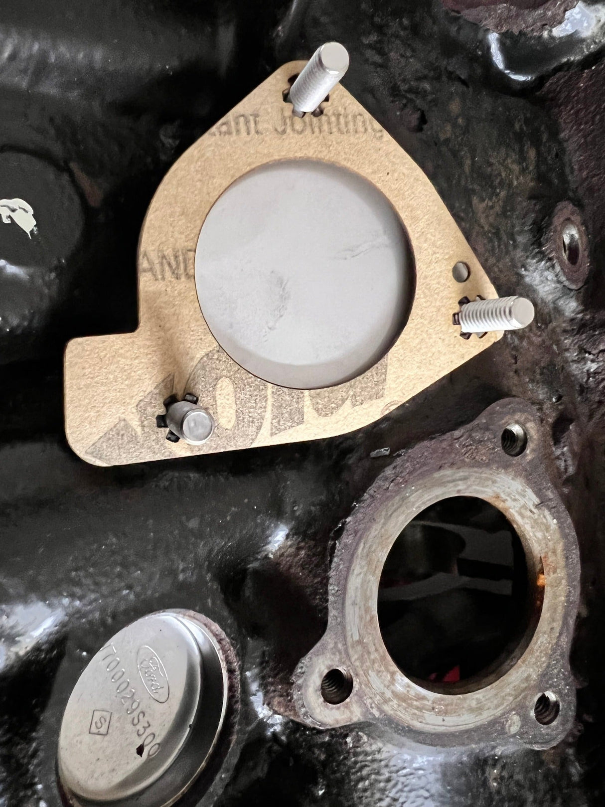 Ford Silvertop Blacktop Zetec ST170 Crank Case Block Breather Gasket & Blanking Plate