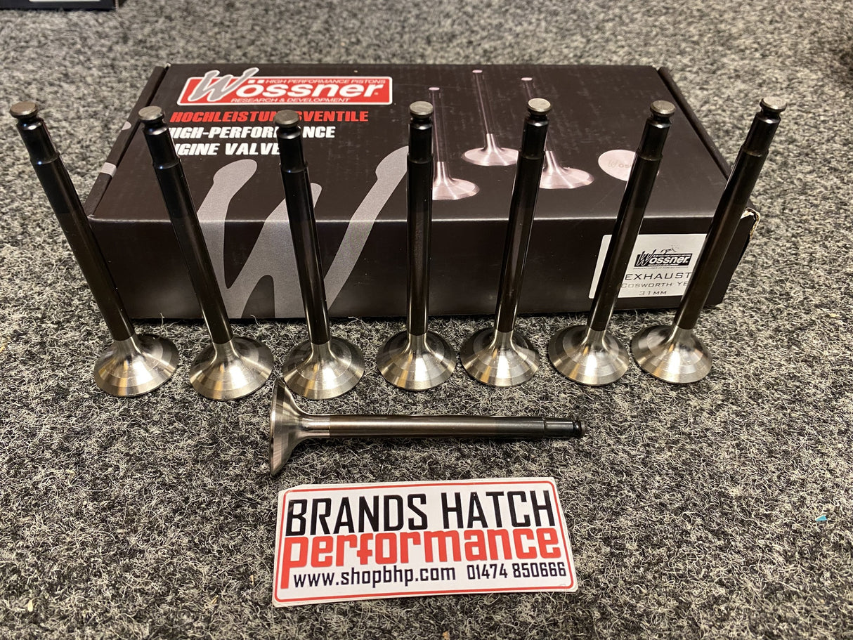 Wossner Ford Cosworth YB Standard Black Nitrided Stainless Inlet & Inconel Exhaust Valves