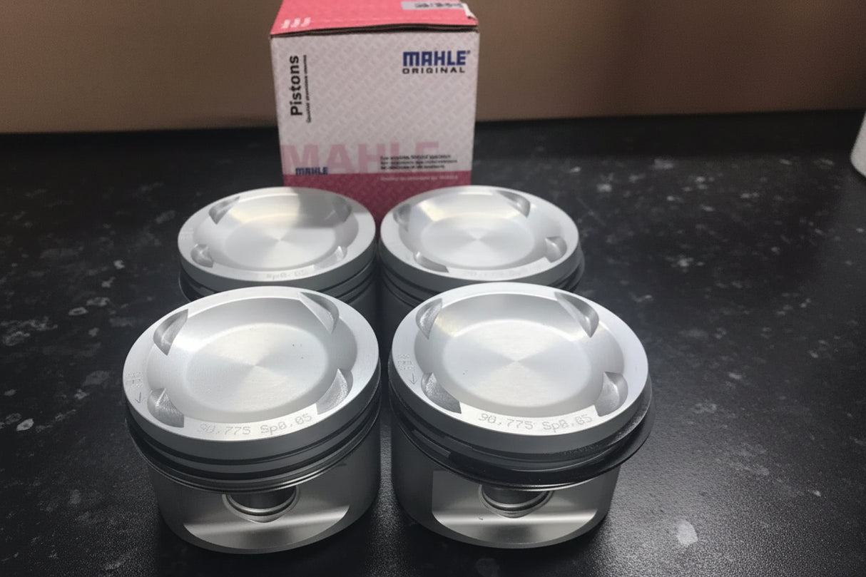 Cosworth YB Mahle Piston Set - 4 pistons inc Rings and Gudgeon Pins