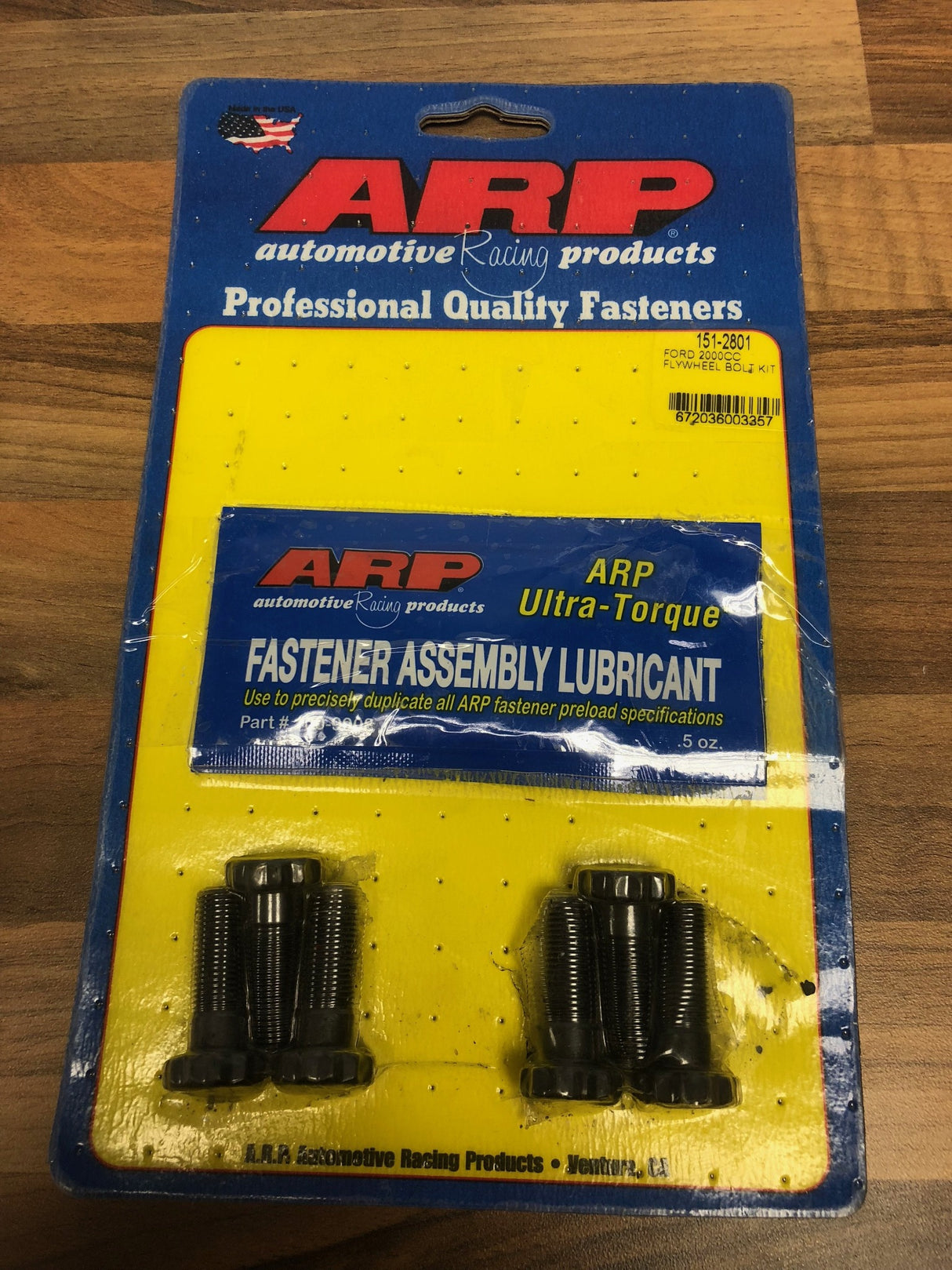 Ford 2.0 Pinto RS2000 ARP flywheel bolt set - 151-2801
