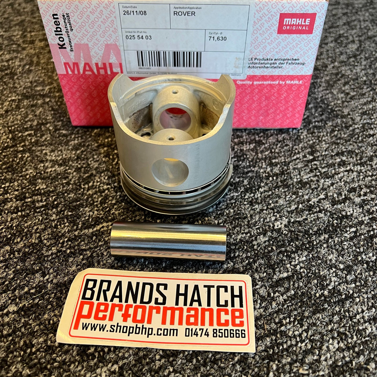 Austin Rover Mini 1275 GT 1300 1.3 12H 71.63mm +1.02 +40 Thou Mahle Pistons