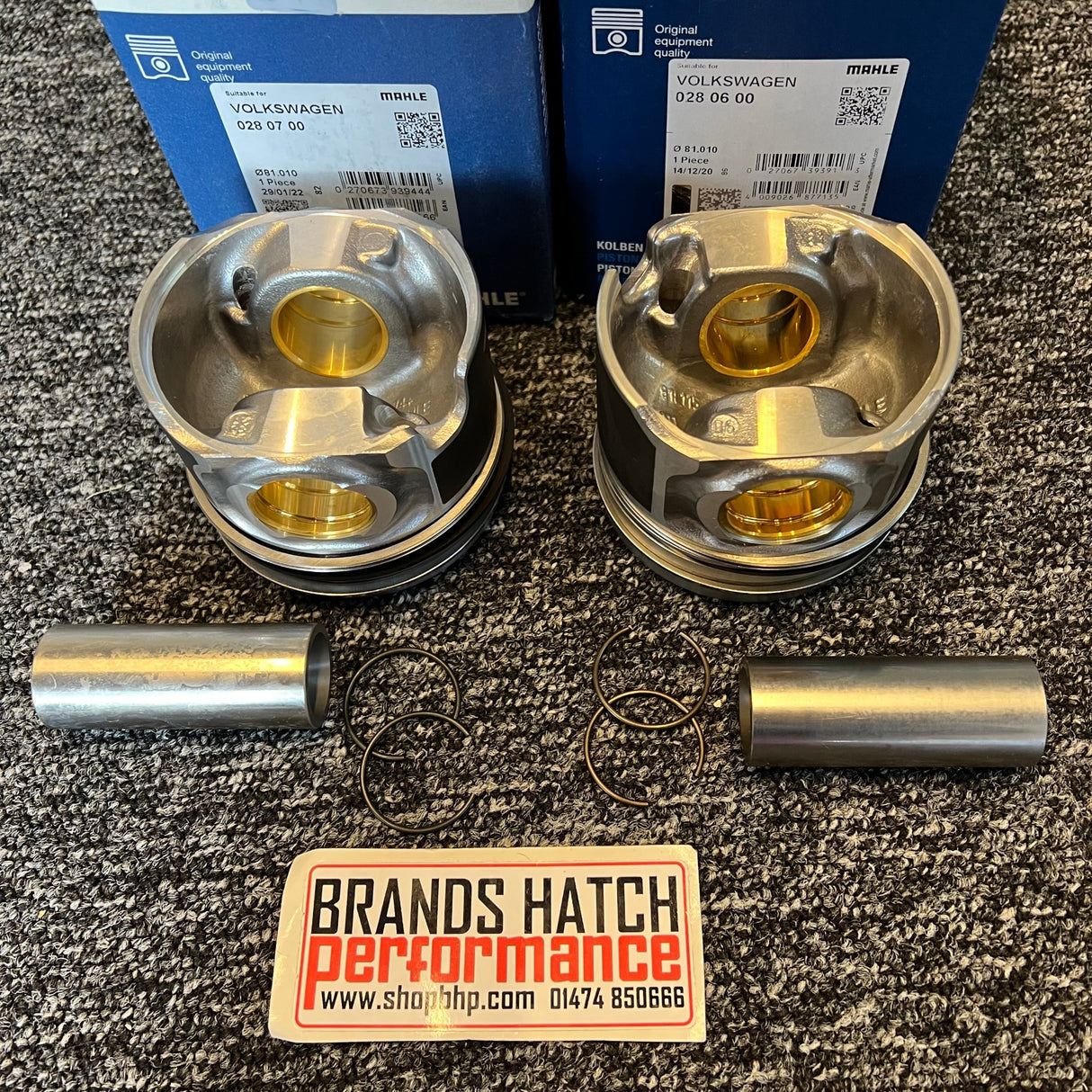 VW Audi Seat Skoda 2.0 TDI A3 A4 GOLF V BMM BHW BPW STD Bore Mahle Pistons X4 0280600 X2 0280700 X2