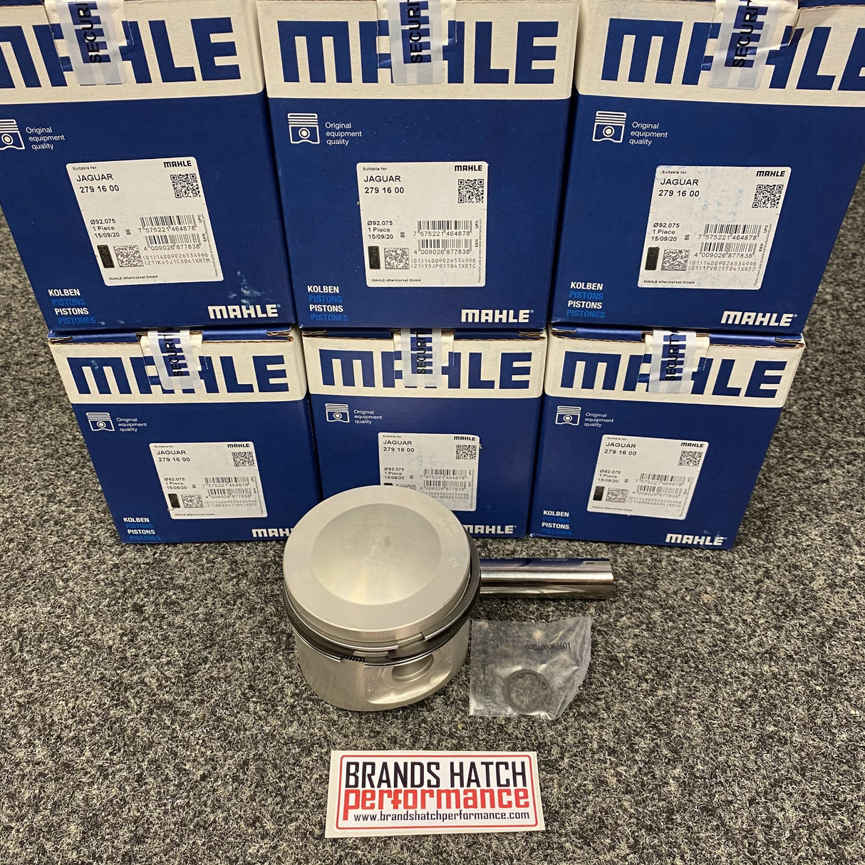 Jaguar 4.2 XK E-Type S1 S1.5 S2 STD 92.07 Bore 8:1 Mahle Pistons X6 2791600