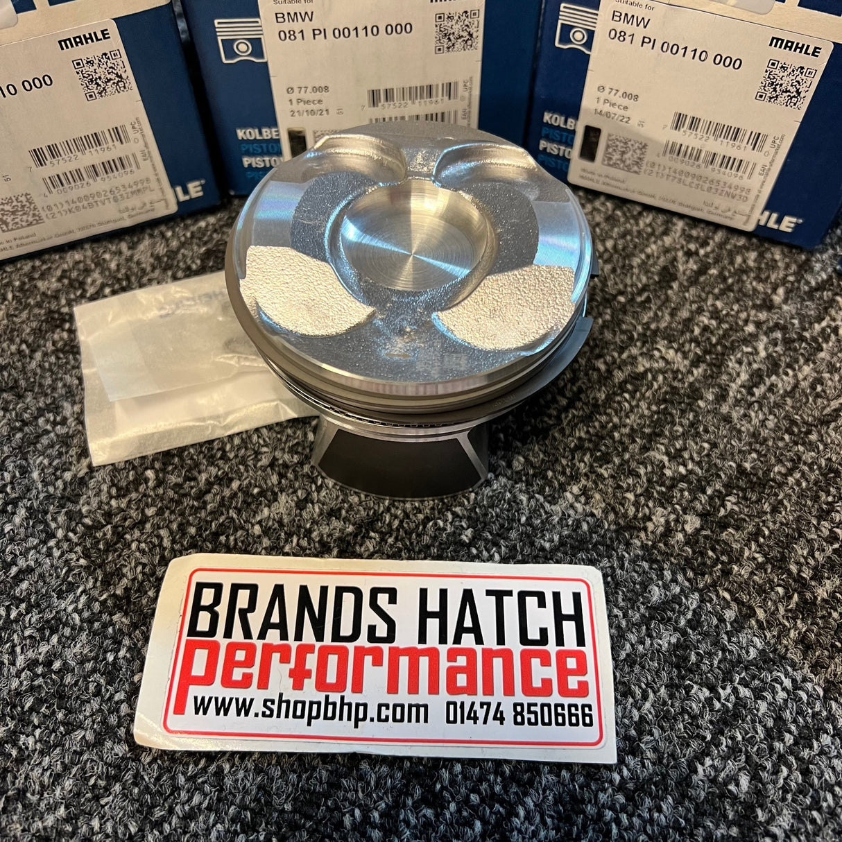 MINI 1.6 Cooper S JCW R56 N18 N18B16A STD 77mm MAHLE Pistons Rings & Pins